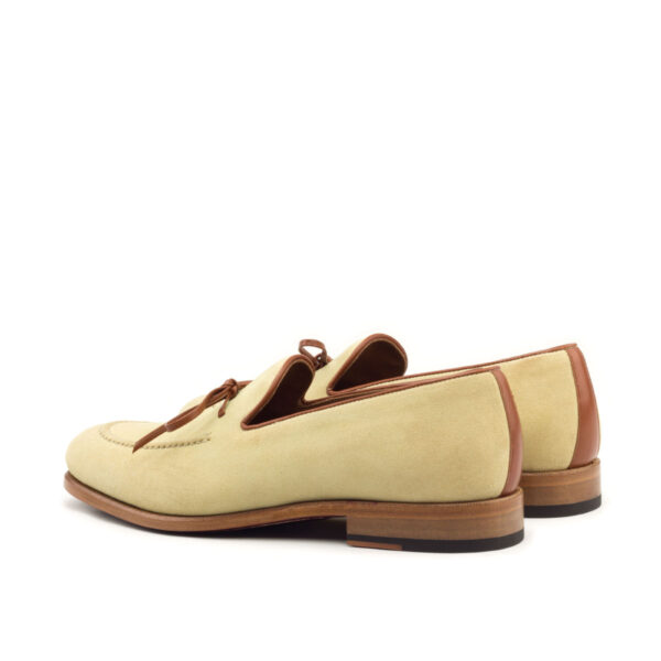 Sand & Cognac Lux Suede Loafer