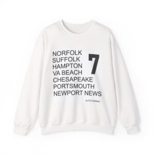 7 Cities By ALFA Clothiers - White Sweatshirt