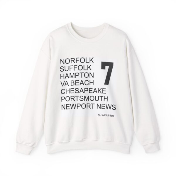 7 Cities By ALFA Clothiers - White Sweatshirt