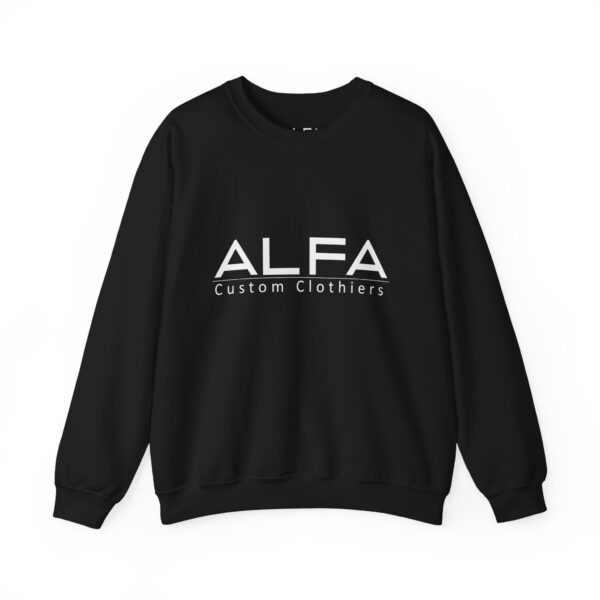 ALFA Clothiers Signature White Logo Sweatshirt