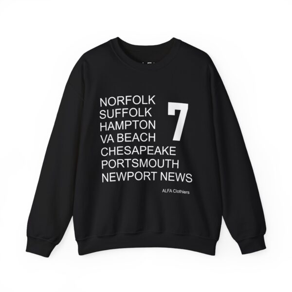 7 Cities by ALFA Clothiers - Black Sweatshirt